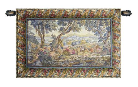 The Hunting Trip Italian Wall Tapestry (size: H 46" x W 66")