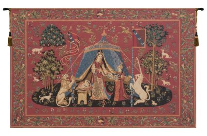 Desire A Mon Seul Desir European Tapestry (size: H 38" x W 55")
