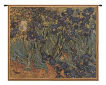 Iris European Tapestry (size: H 17" x W 22")