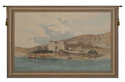 Temple of Kalabshee Tapestry Wall Hanging (size: H 26" x W 40")