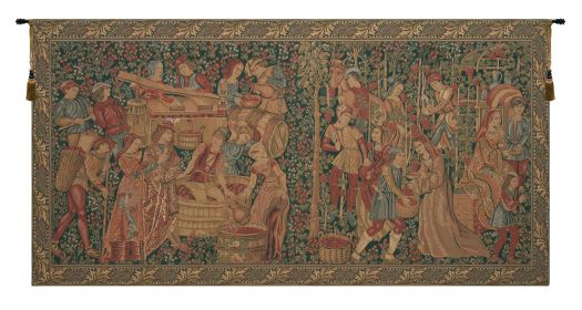 Vendage Tapestry Wall Hanging (size: H 30" x W 70")