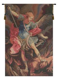 St. Michele Arcangelo Italian Wall Tapestry (size: H 18" x W 12")