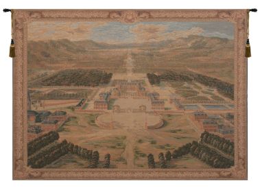Versailles Castle XVII French Tapestry (size: H 42" x W 58")