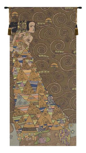 L'Attente Klimt a Gauche Fonce French Tapestry