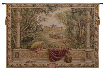 Verdure Au Chateau II French Tapestry (size: H 58" x W 74")