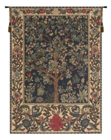 Tree of Life I European Tapestry (size: H 24" x W 18")