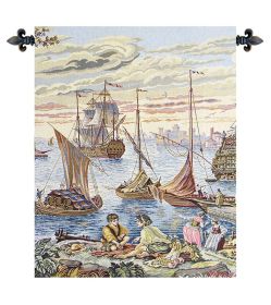 Barconi Italian Wall Tapestry (size: H 28" x W 22")