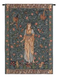 Flora I European Tapestry (size: H 41" x W 28")