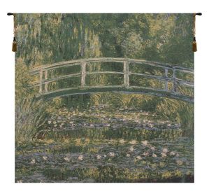 Bridge At Giverny by Monet European Tapestry (size: H 27" x W 28")