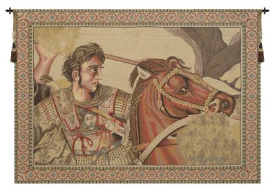 Alexander The Great Italian Wall Tapestry (size: H 26" x W 37")