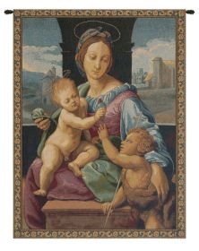 Madonna Aldobrandini by Raphael Italian Wall Tapestry (size: H 24" x W 20")