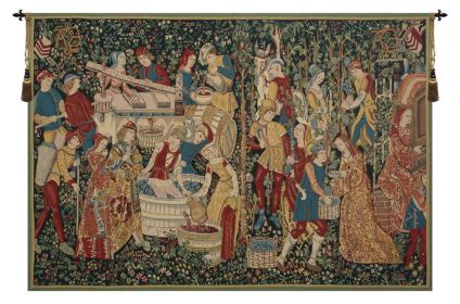 Vendages II  Tapestry (size: H 69" x W 105")