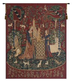 Lady and the Organ II Tapestry (size: H 69" x W 51")