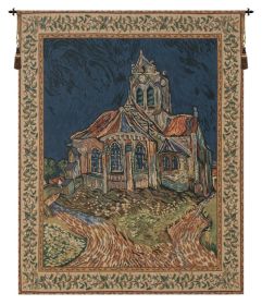 Church of Auvers Tapestry (size: H 33" x W 26")
