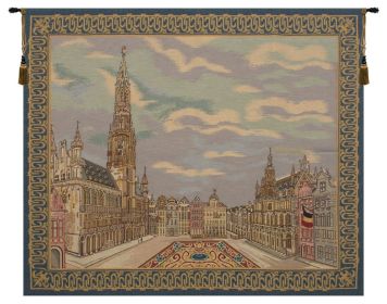 Brussels Place Tapestry (size: H 37" x W 44")