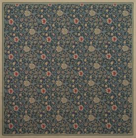 Fleurs de Morris Afghan Throw (size: H 59" x W 59")