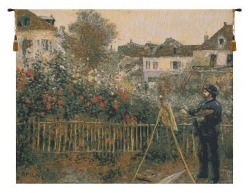 Monet Painting I European Tapestry (size: H 27" x W 33")