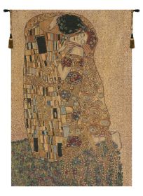 The Kiss II Italian Wall Tapestry (size: H 19" x W 13")