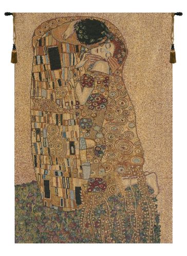 The Kiss II Italian Wall Tapestry