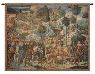 Chapel of the Magi Italian Wall Tapestry (size: H 35" x W 54")