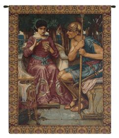 Giason and Medea Italian Wall Tapestry (size: H 54" x W 38")