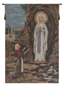 Apparitione Lourdes European Wall Art (size: H 18" x W 12")