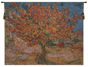 The Mulberry Tree - Van Gogh Tapestry (size: H 26" x W 34")