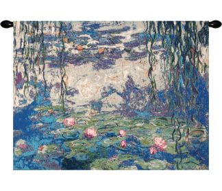 Nympheas European Tapestry (size: H 26" x W 36")