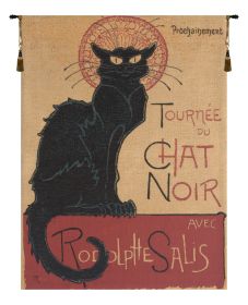Tournee du Chat Noir I European Tapestry (size: H 38" x W 26")