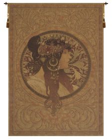 Muchas Donna Orechini Belgian Tapestry (size: H 72" x W 54")