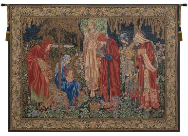 Adoration of the Magi 1 Tapestry (size: H 40" x W 57")