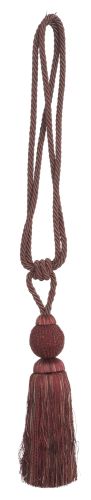 Ruby Beaded Ball Tapestry Tassel